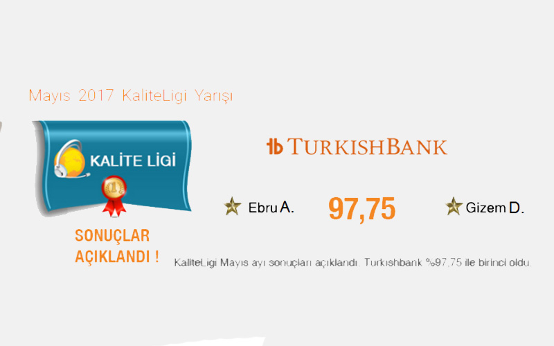 Kalite Ligi Mayıs Ayı Sonucu