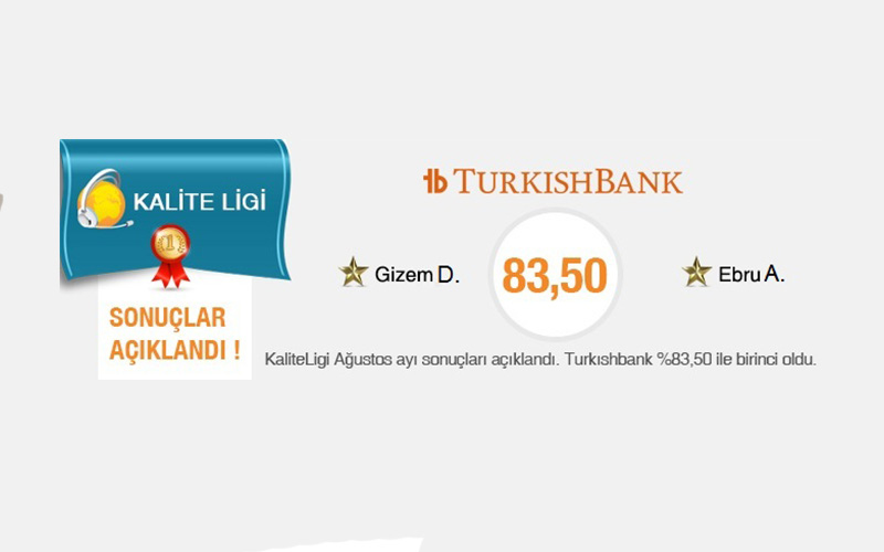 Kalite Ligi Ağustos Ayı Sonucu